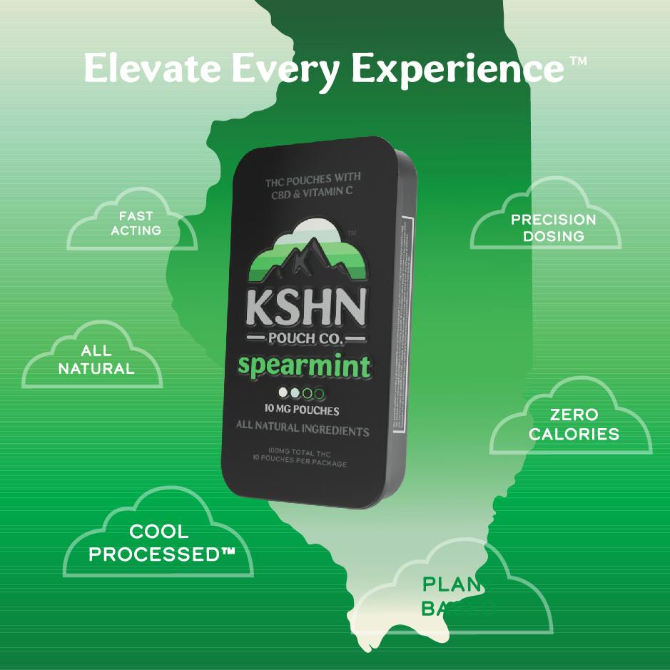 Spearmint | KSHN 10mg THC Pouch [10ct]