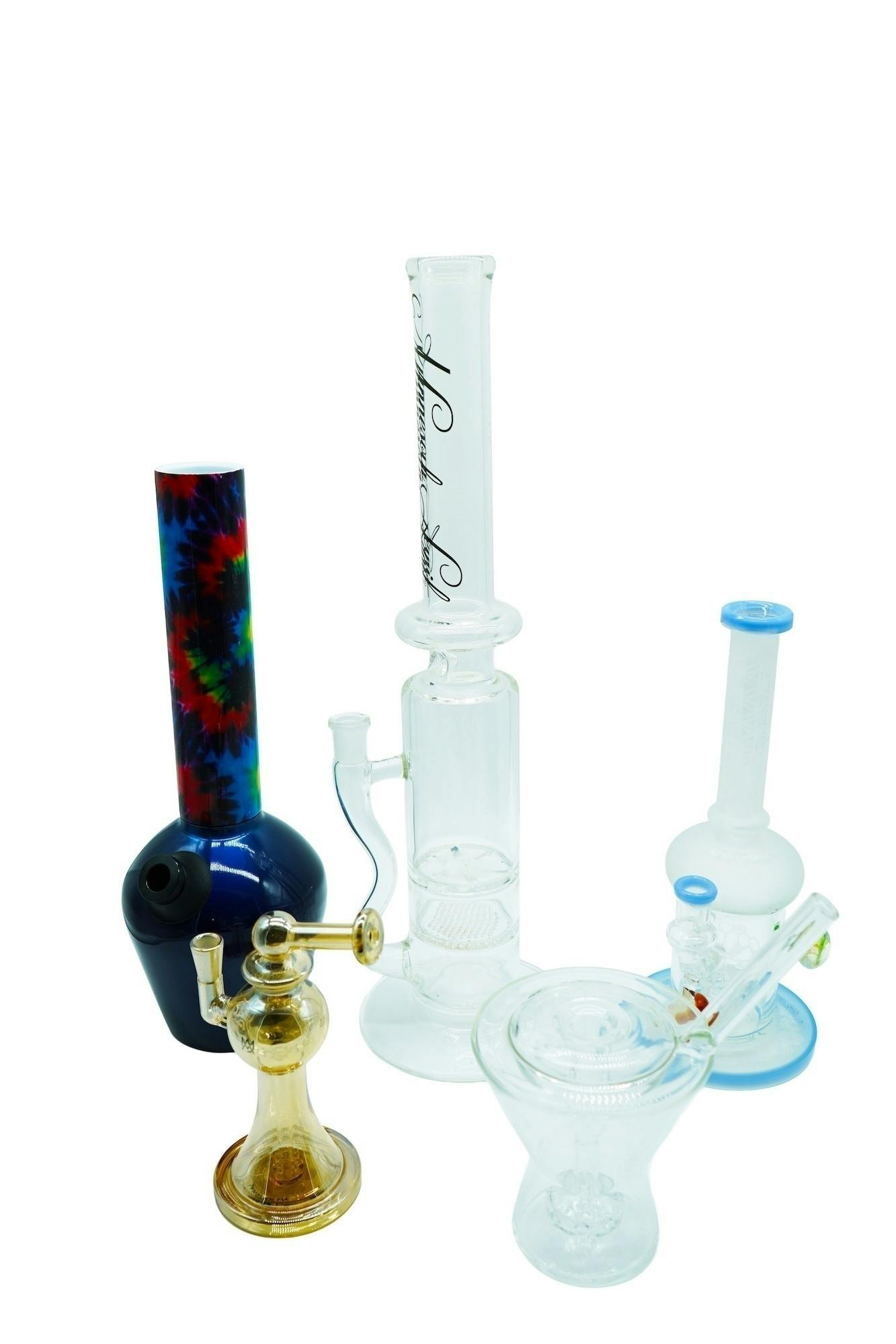Got Vape | 9" Water Pipe | Honey Comb Perc | Jade Blue | Bongs