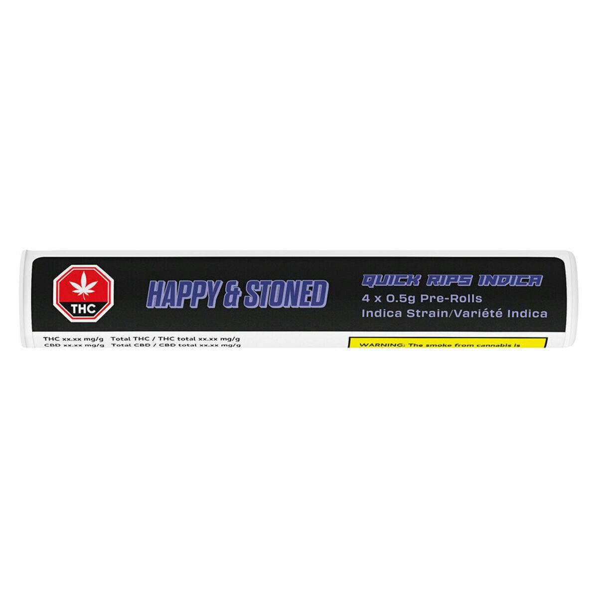Quick Rips Indica | Joints | 0.5g | 4pk