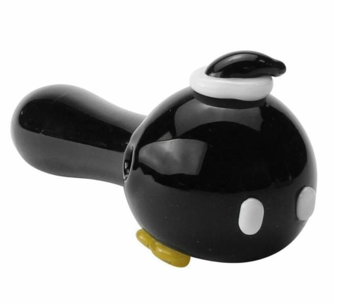 Empire Glassworks - Black Bomb Spoon Pipe | Pipes