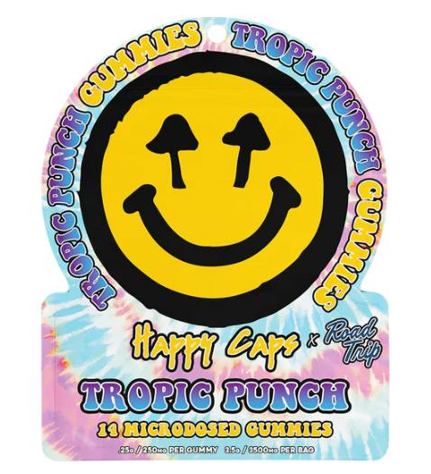 Tropic Punch Happy Caps | Gummies | 14pk | 250mg/ea