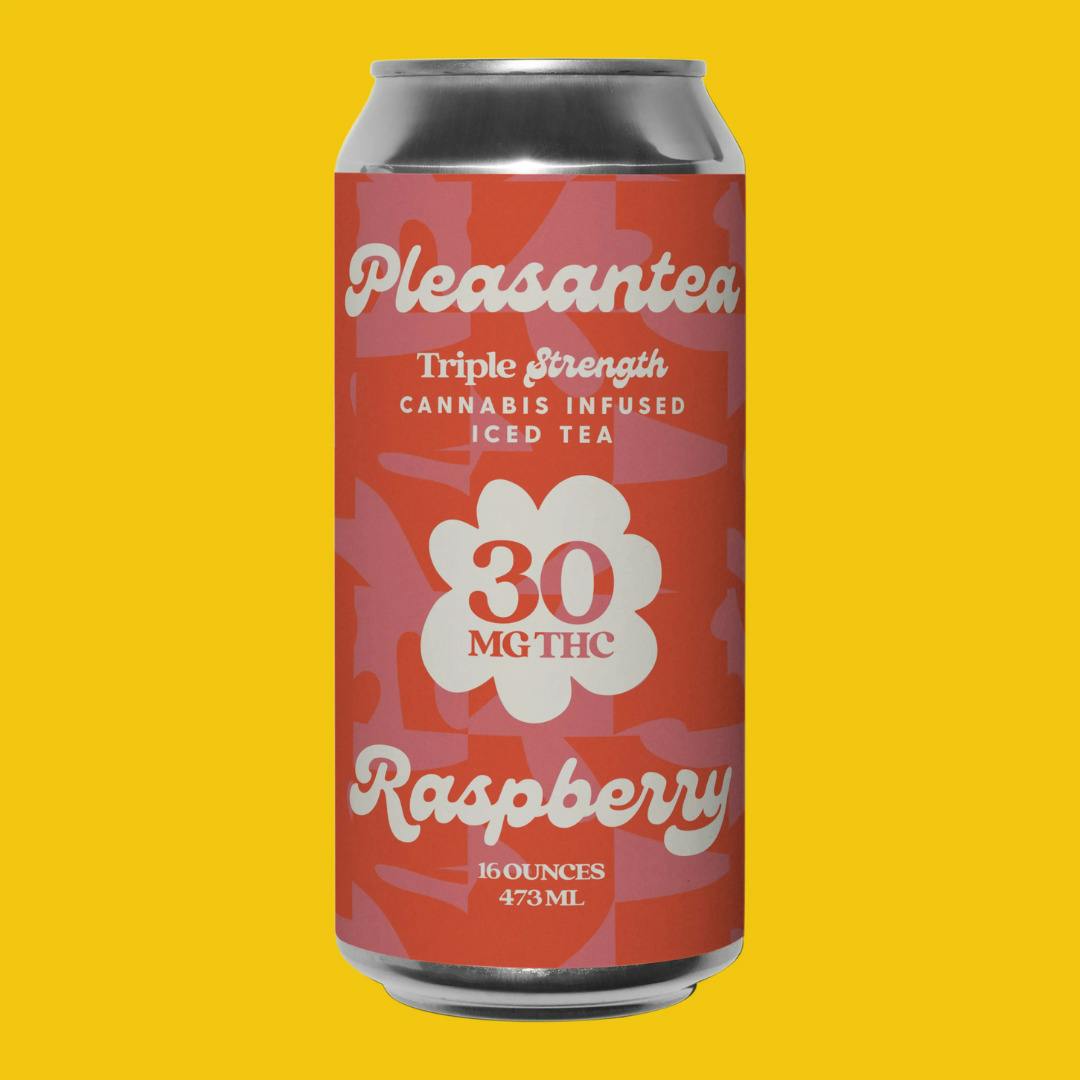 Pleasantea | 30MG THC Tea | Raspberry | 30mg/ea at Igloo Cannabis Store