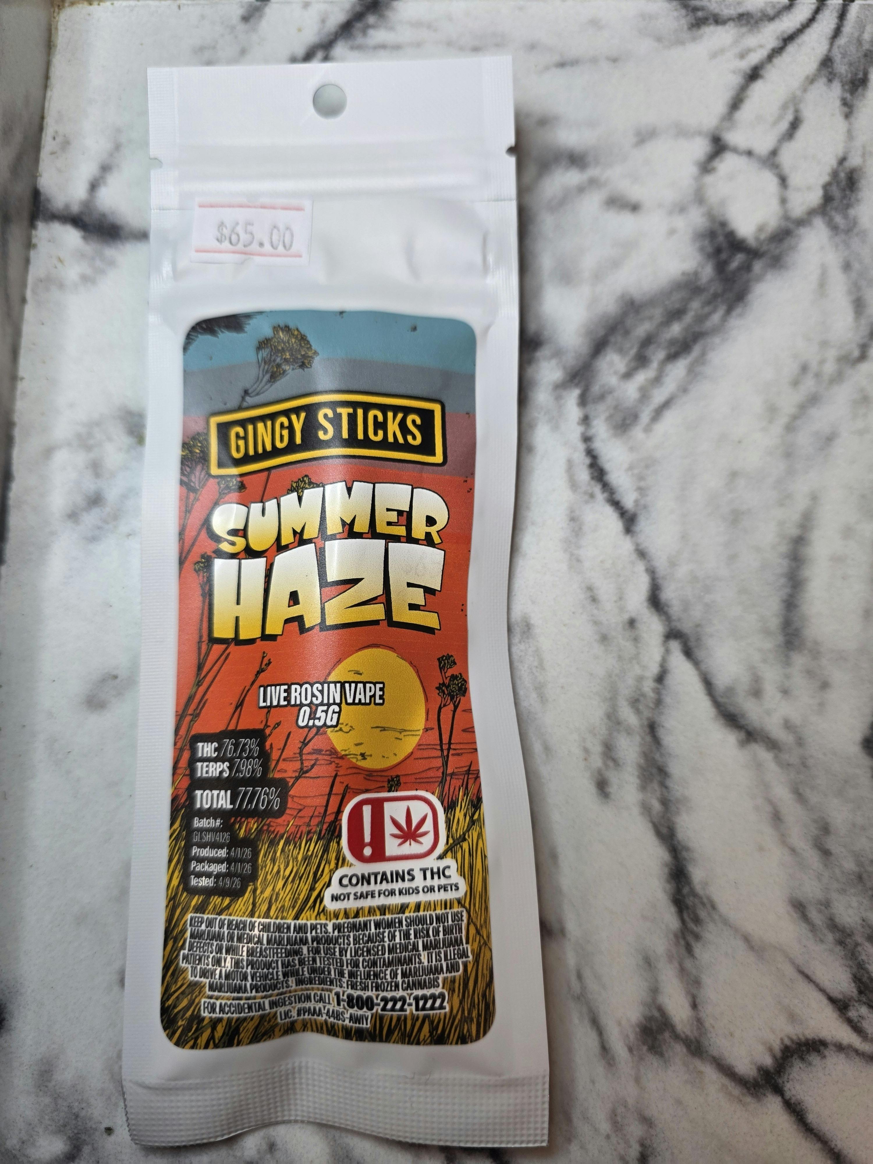 Summer Haze | Cartridge | 0.5g