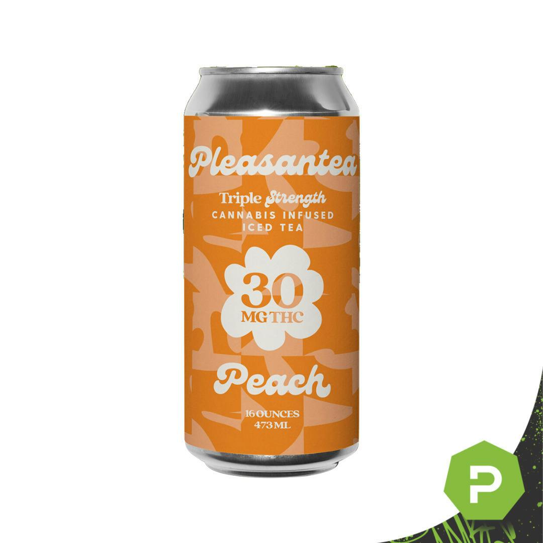 Pleasantea | 30MG THC Tea | Peach | 30mg/ea at Igloo Cannabis Store