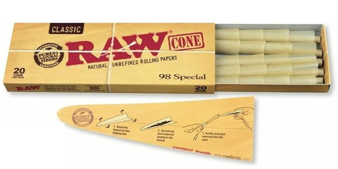 Raw Classic King Size Cones 20 Pack | Accessories