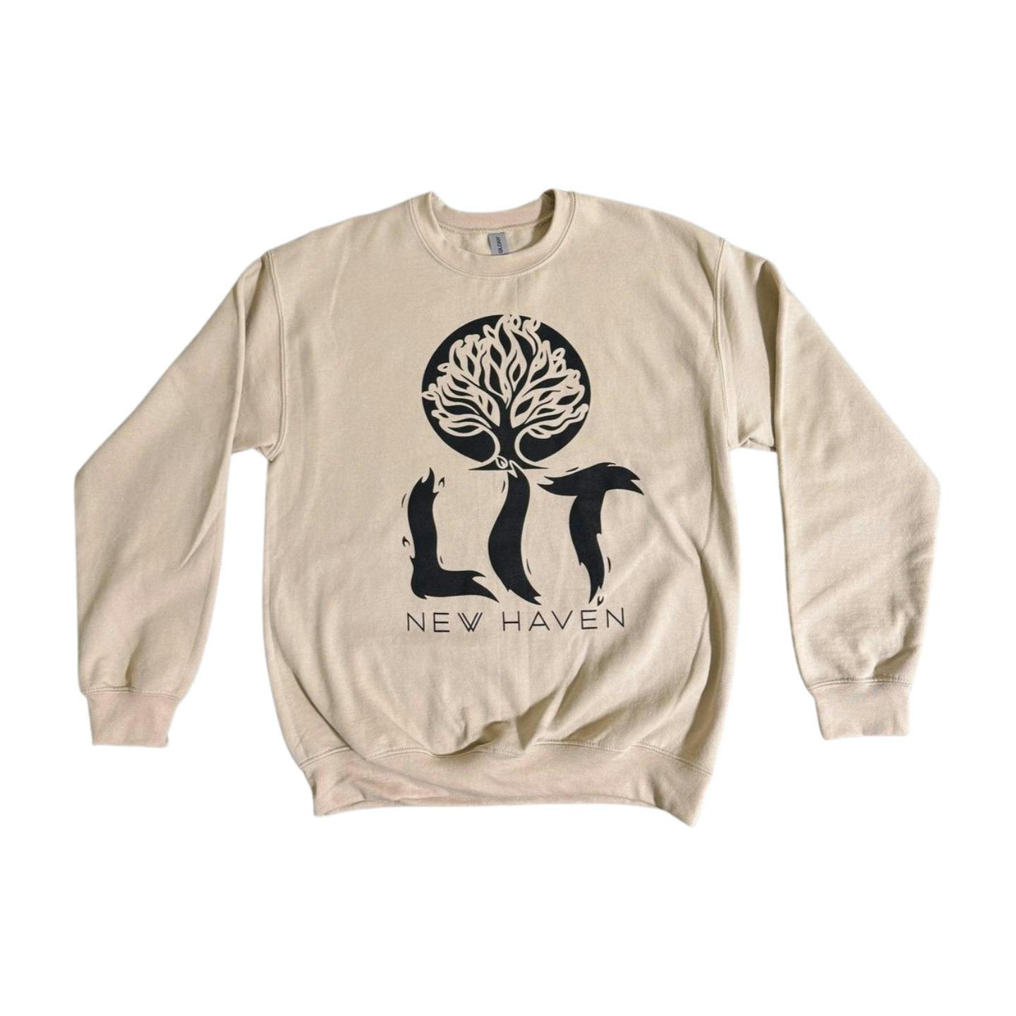 Lit | Crewneck Sweatshirt | Tan (M) | Apparel