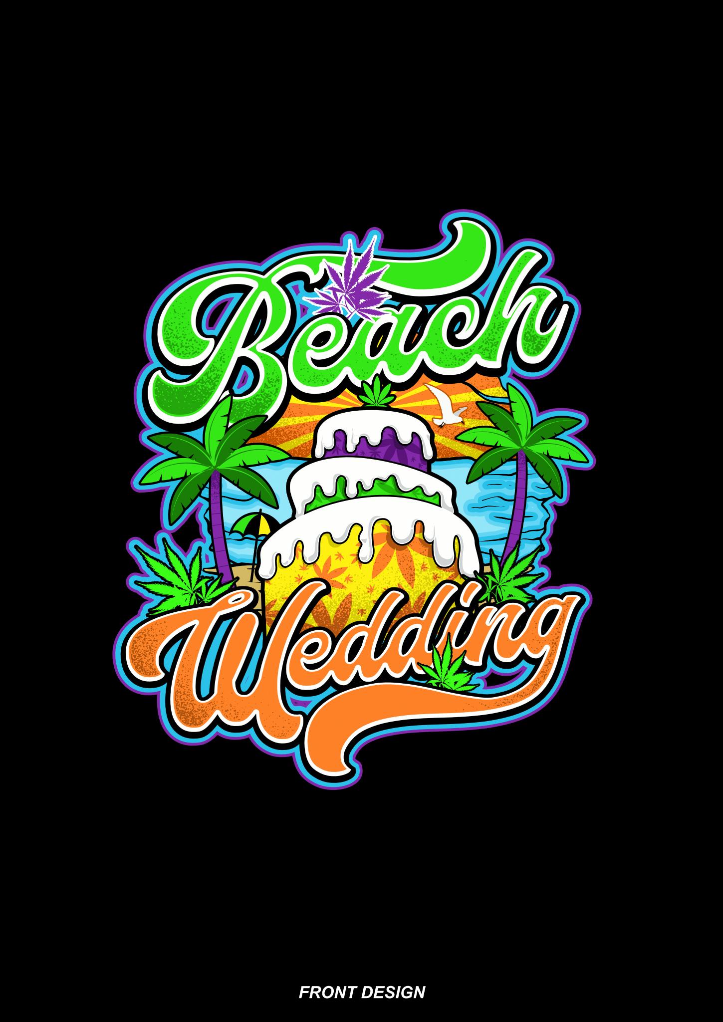 Beach Wedding Small T-Shirt OMG | Apparel