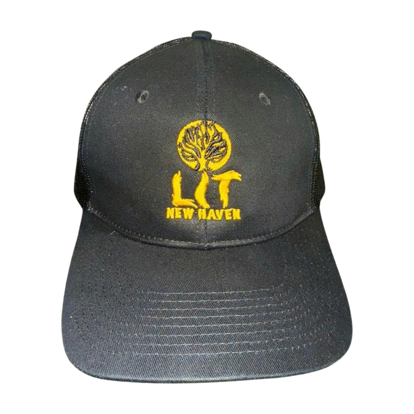 Lit | Trucker Hat | Black/Gold | Apparel