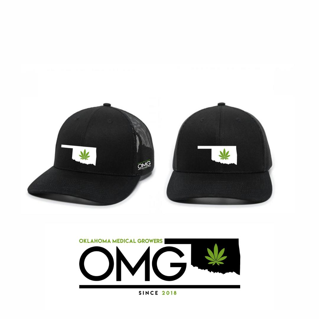 Black Trucker Hat OMG | Apparel
