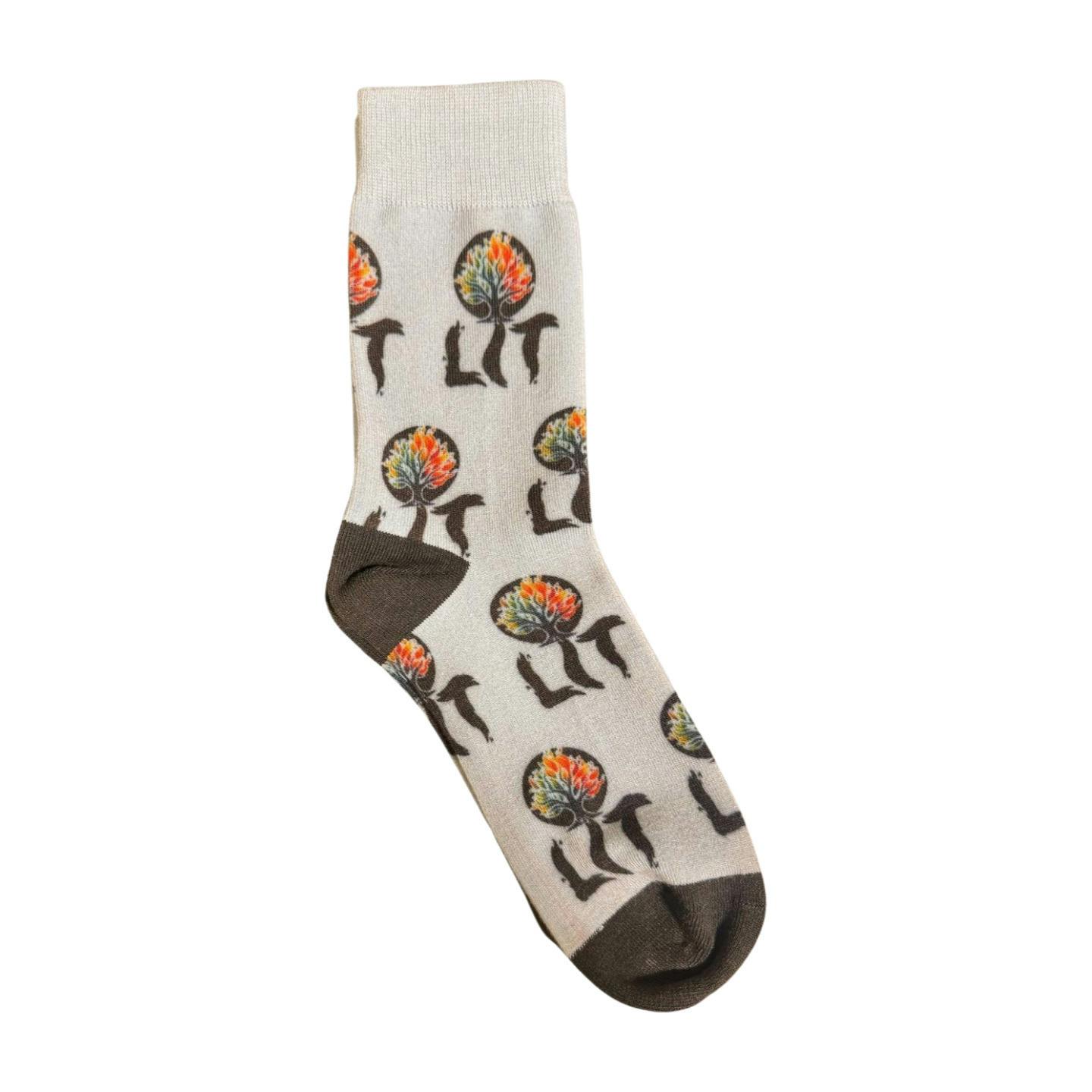 Lit | A.O.P. Socks | Grey | Apparel