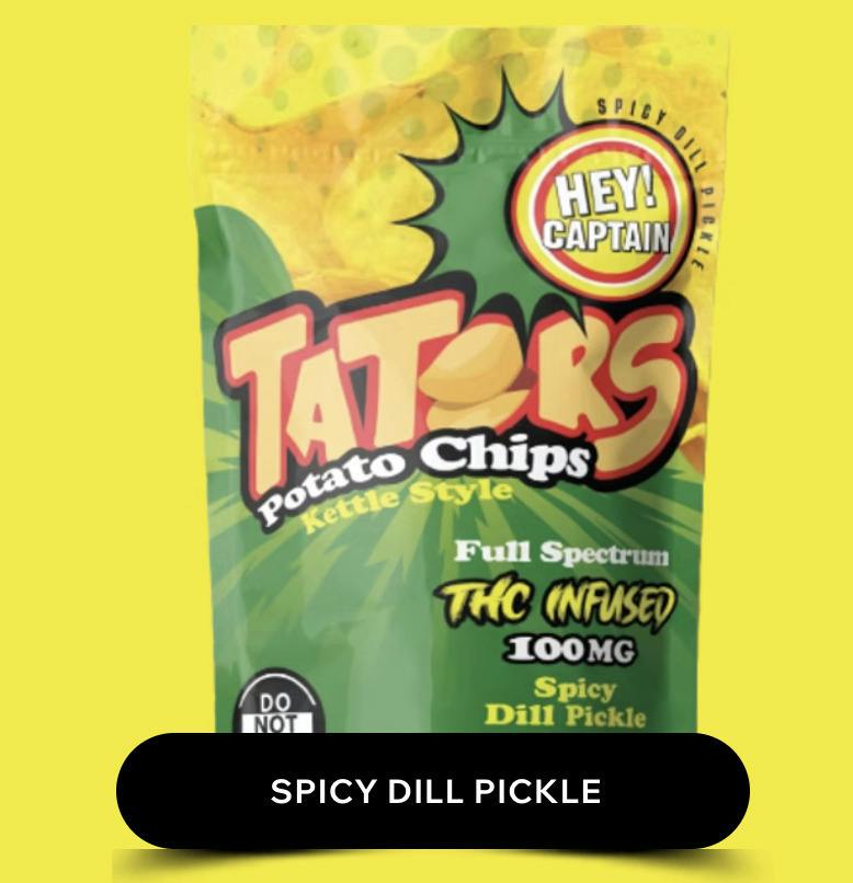 Spicy Dill Pickle Tators | Baked Goods | 100mg/ea