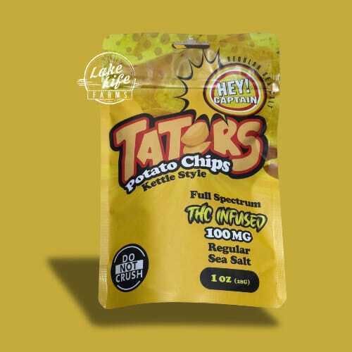 Tators Potato Chips Sea Salt