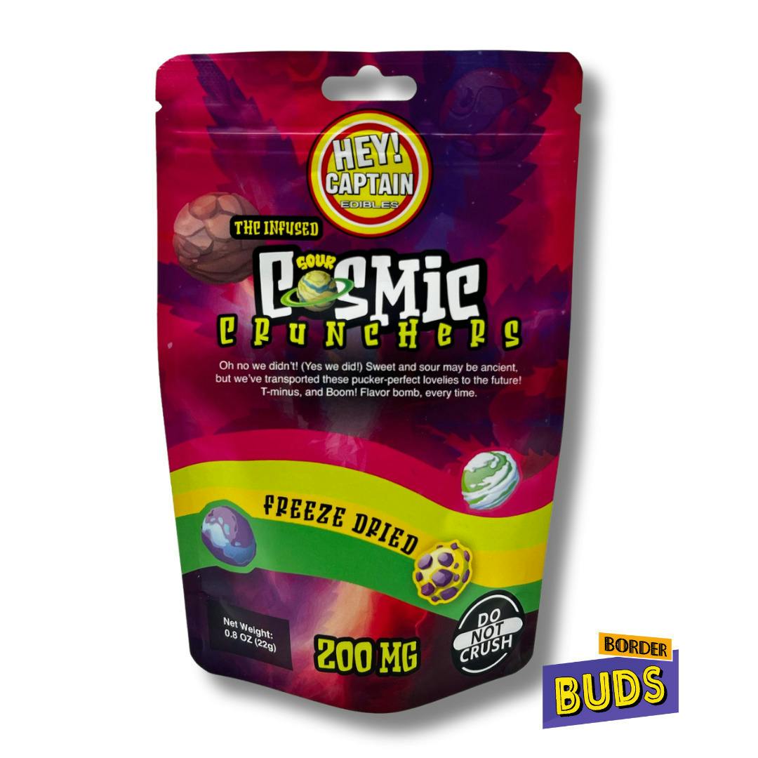 Sour Cosmic Crunchers | Hey Captain | 200mg | Freeze Dried Skittles | 200mg