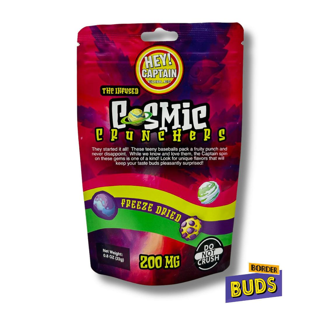 Cosmic Crunchers | Hey Captain | 200mg | Freeze Dried Skittles | 200mg/ea