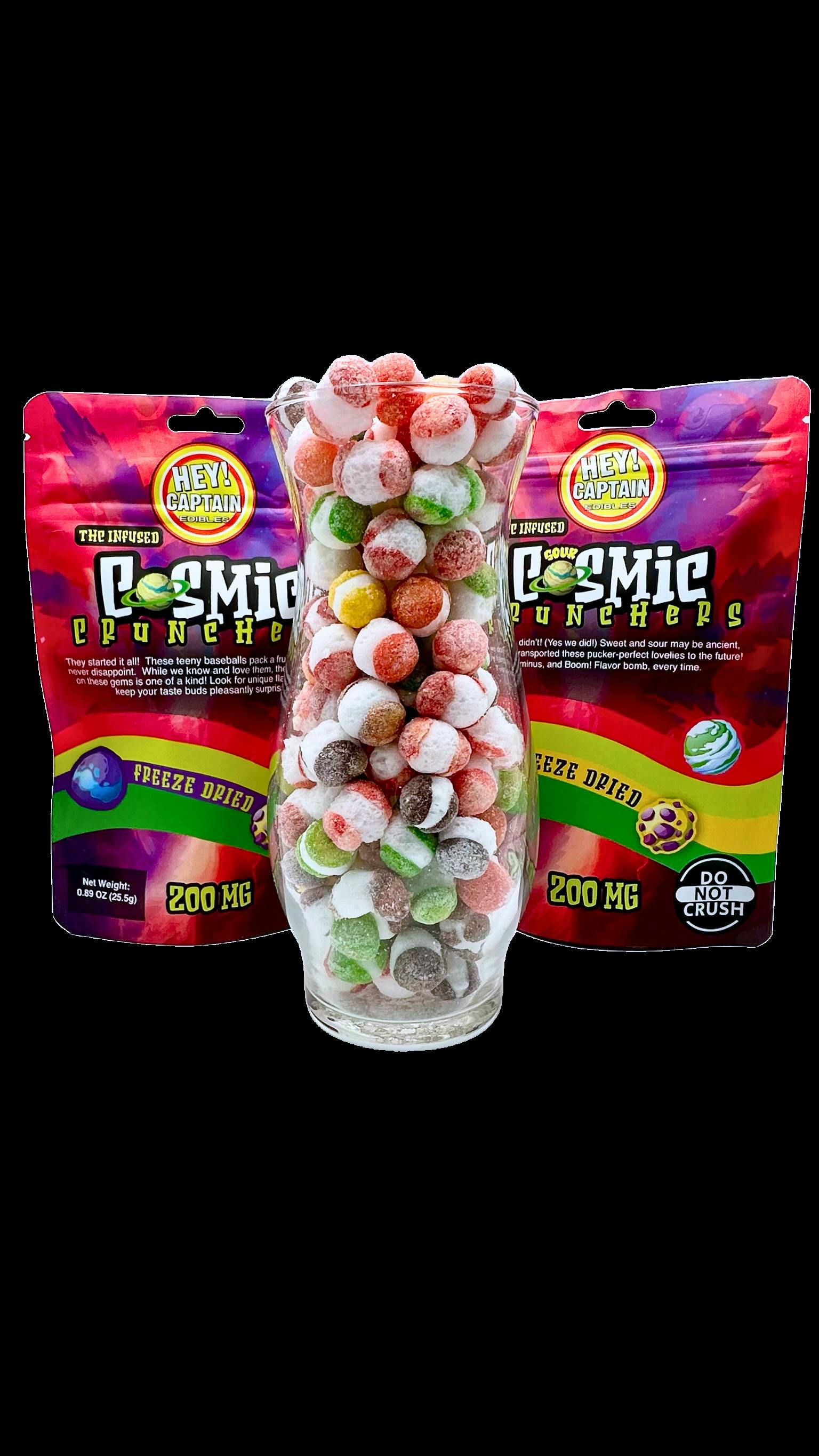 HEY! CAPTAIN | Freeze Dried | Cosmic Crunchers | 200mg | 20pk | 199.32mg/ea
