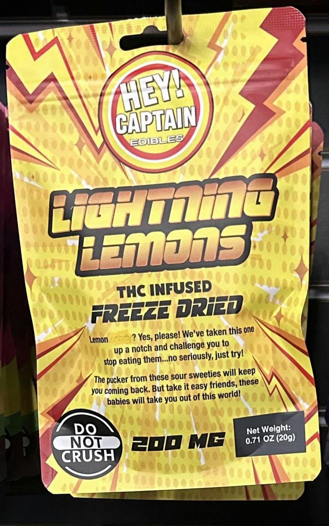 Cosmic Crunchers Lightning Lemons | 20pk | 200mg/ea