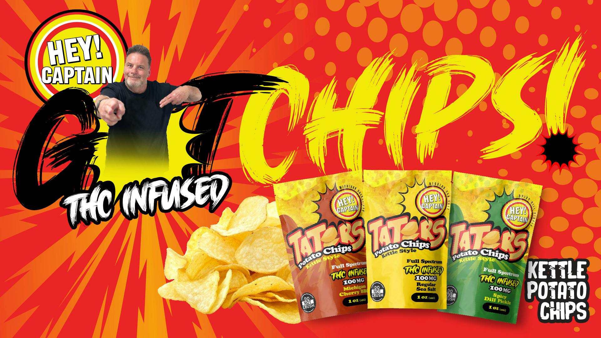 Sea Salt Kettle Chips | 100mg/ea