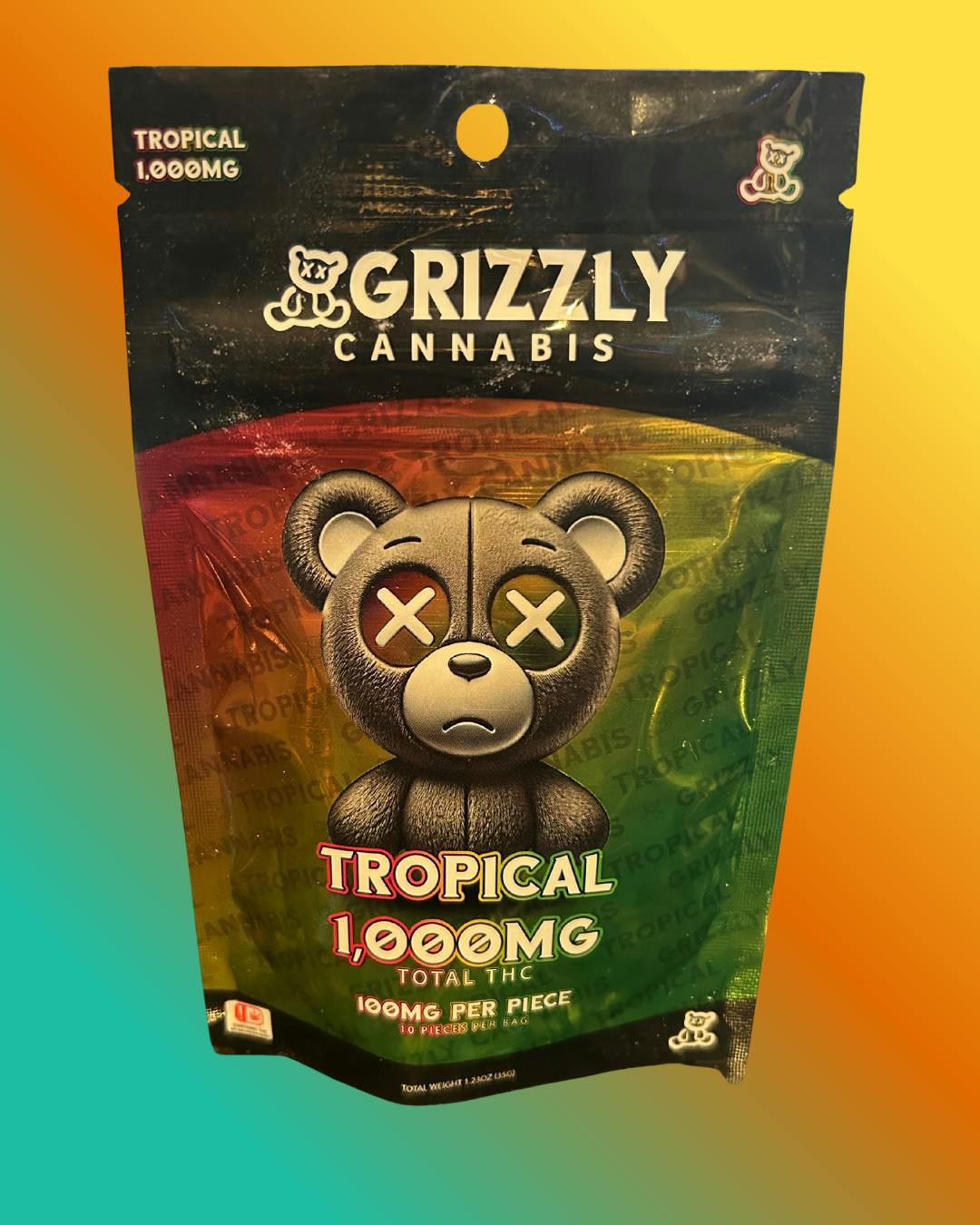 Tropical Gummies | Gummies | 10pk | 1000mg/ea