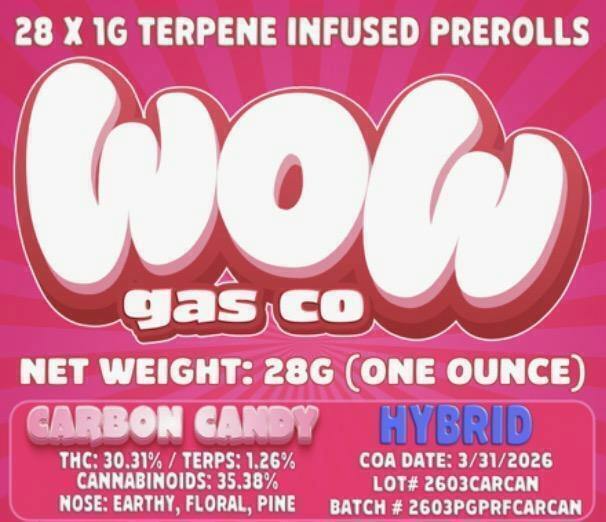 Carbon Candy | Infused Joints | 1g | 28pk