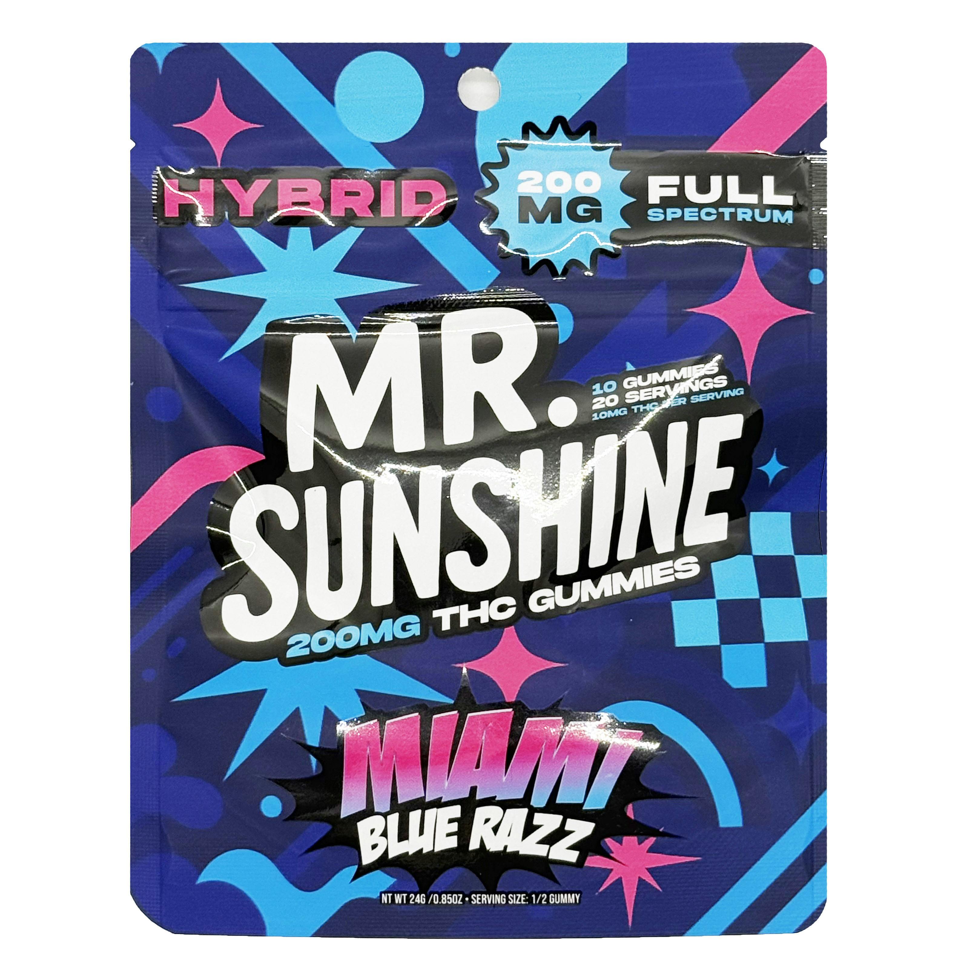 Miami Blue Razz Gummies | Gummies | 10pk | 20mg/ea