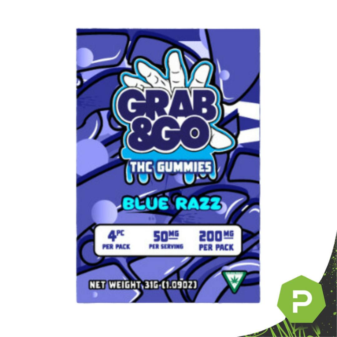 Blue Razz Gummies | 200mg | 4ct | 50mg/ea