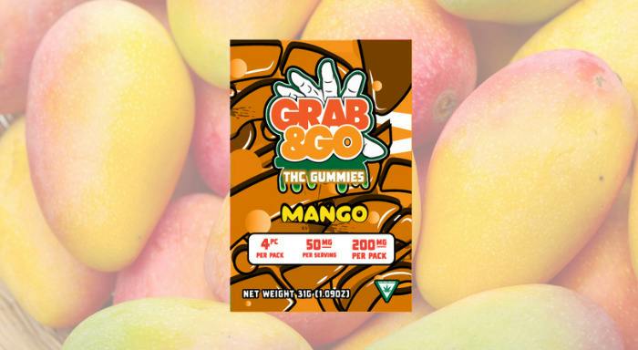 Mango Gummies | 200mg | 4ct | 50mg/ea
