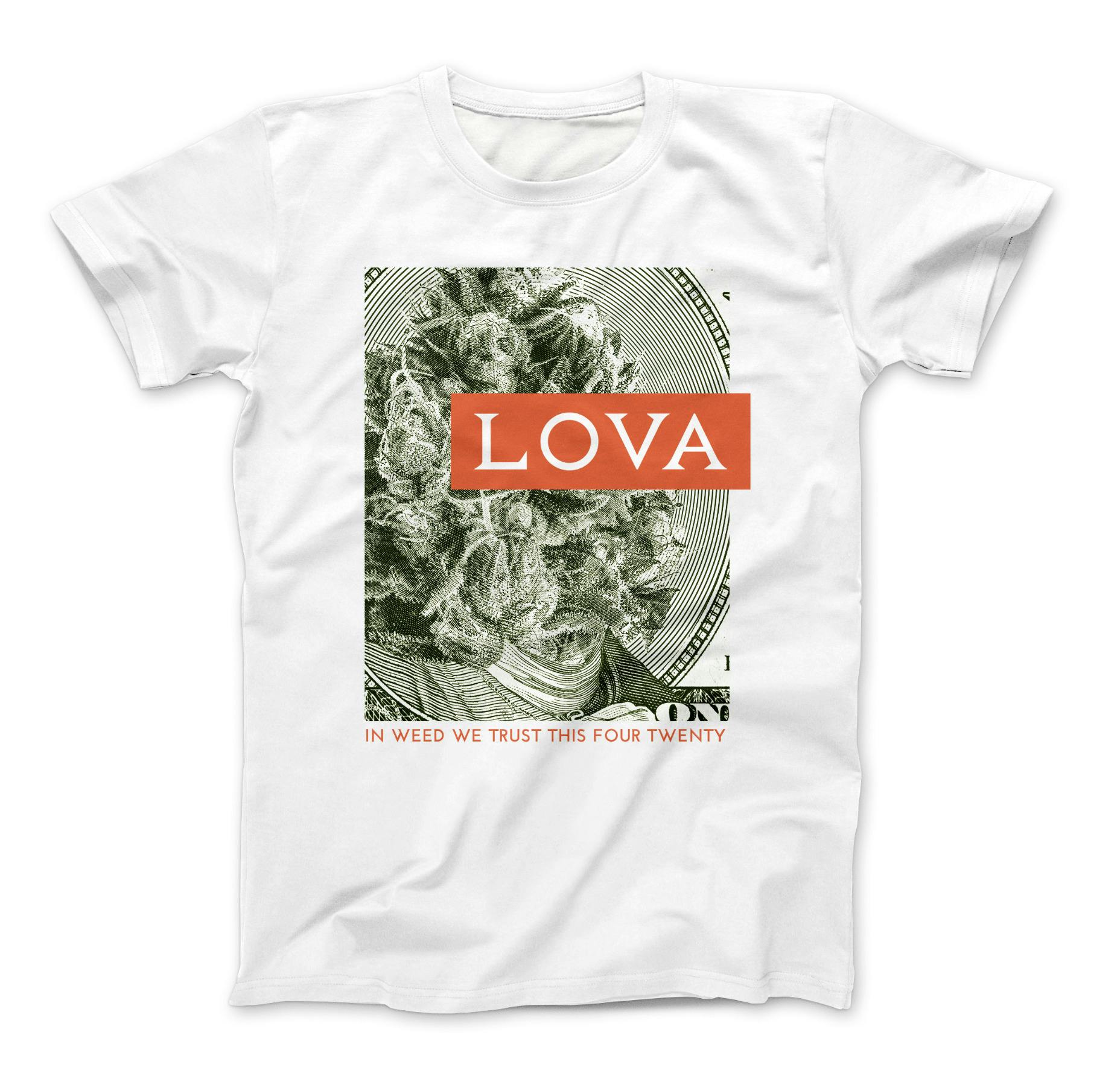Hoodie White Melty Small Lova Apparel