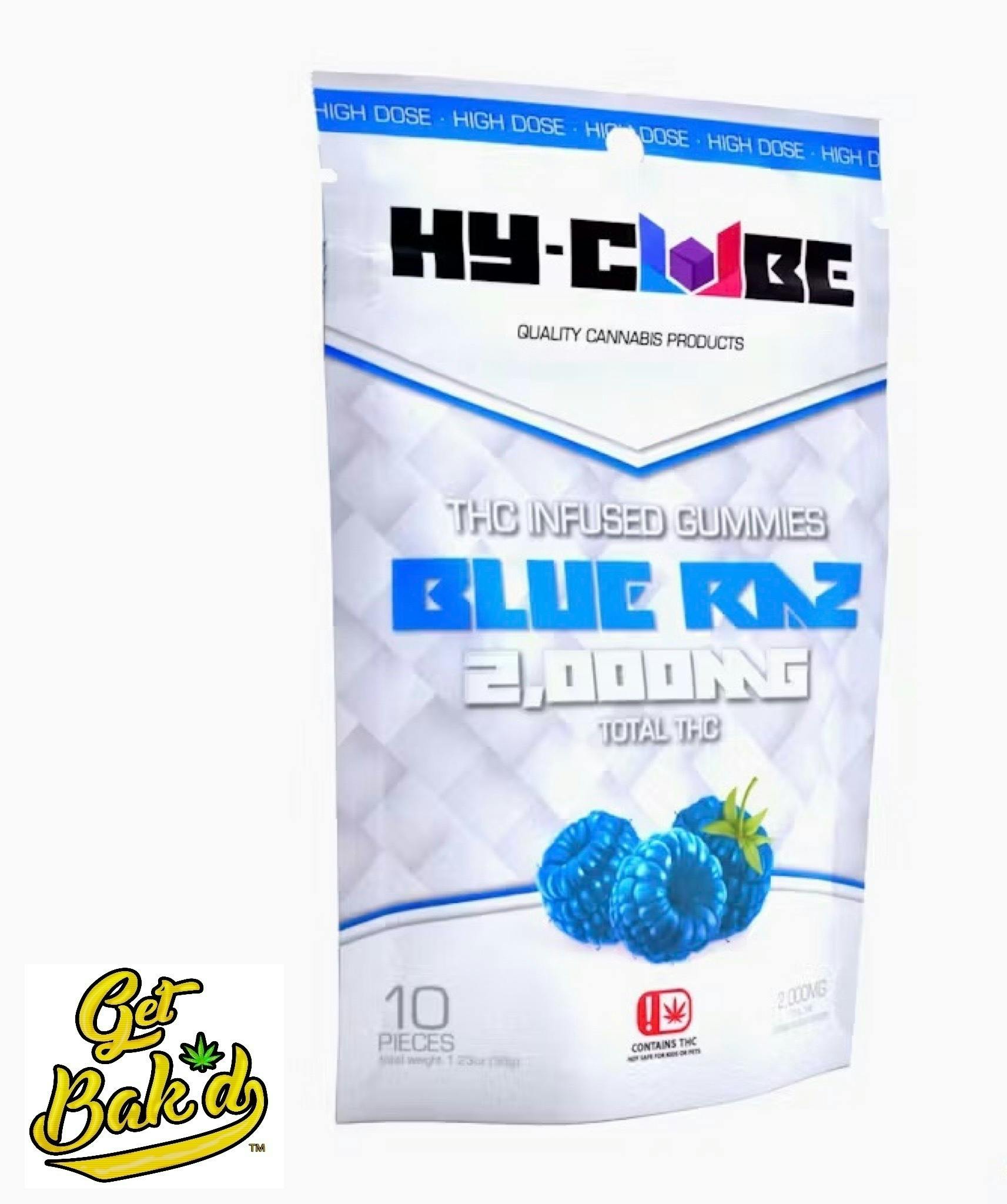 Blue Razz Gummies | Gummies | 10pk | 200mg/ea