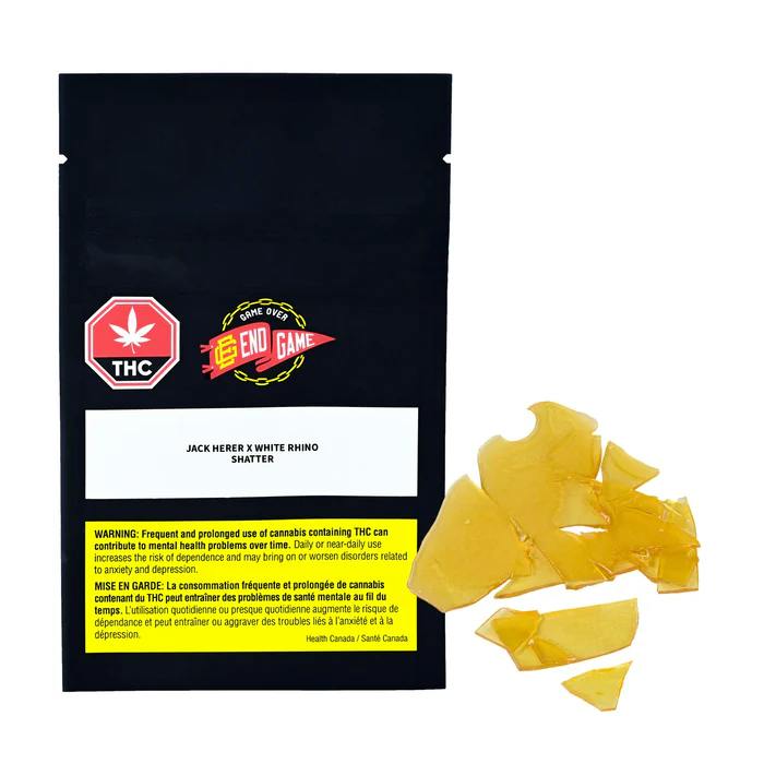 Jack Herer x White Rhino | Solvent | Shatter | 1g