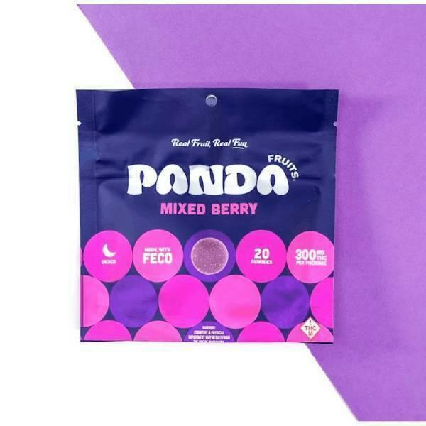 Panda: FECO Gummies | Mixed Berry | 500mg | | Gummies | 20pk | 25.655mg/ea