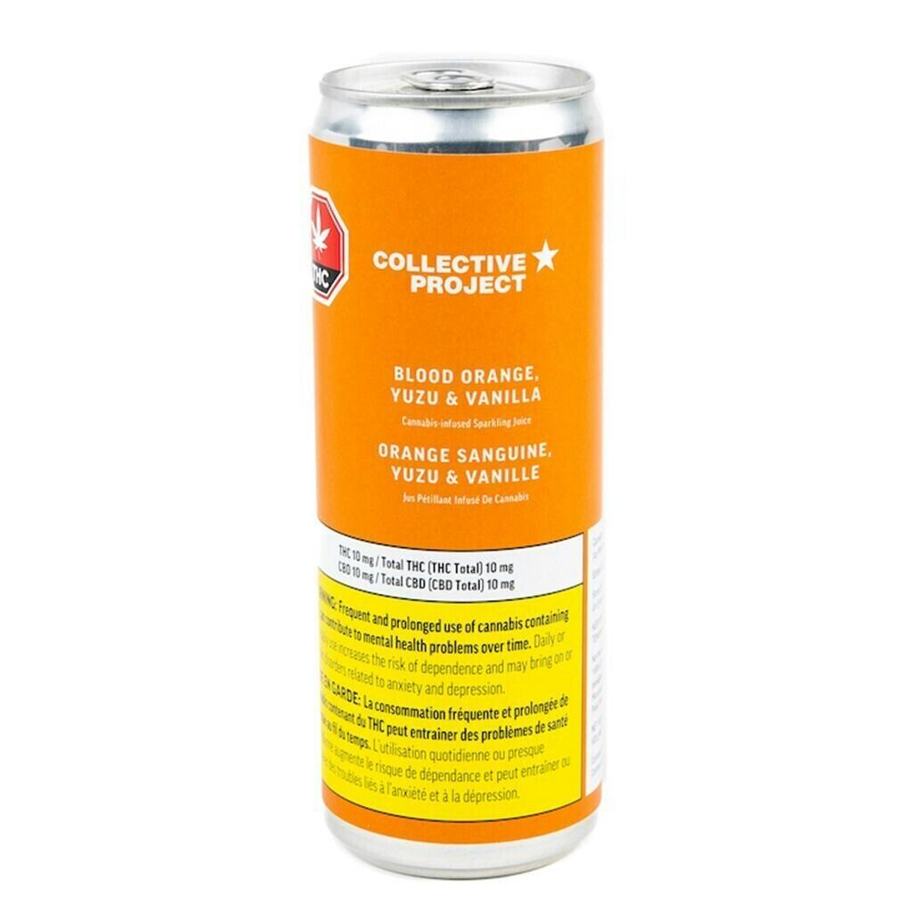 Blood Orange Yuzu Vanilla Chamomile Lemon Honey Ginger | Carbonated | 10mg