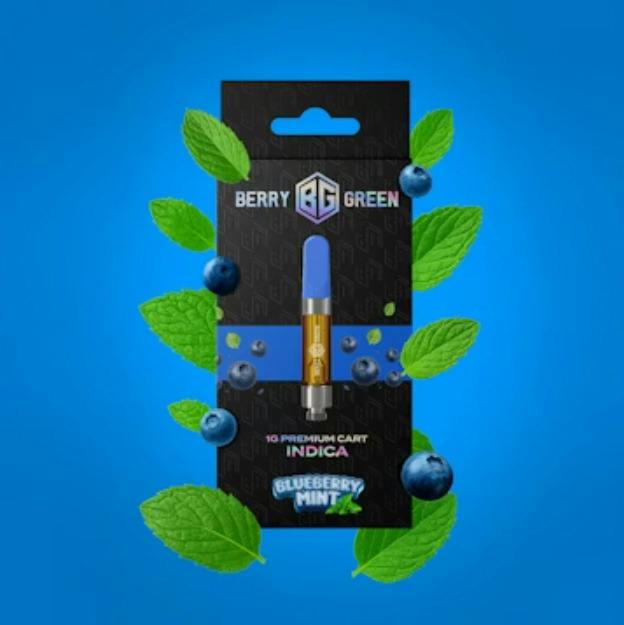 Blueberry Mint | Cartridge | 1g at Exclusive Coldwater Recreational Marijuana & Cannabis Dispensary