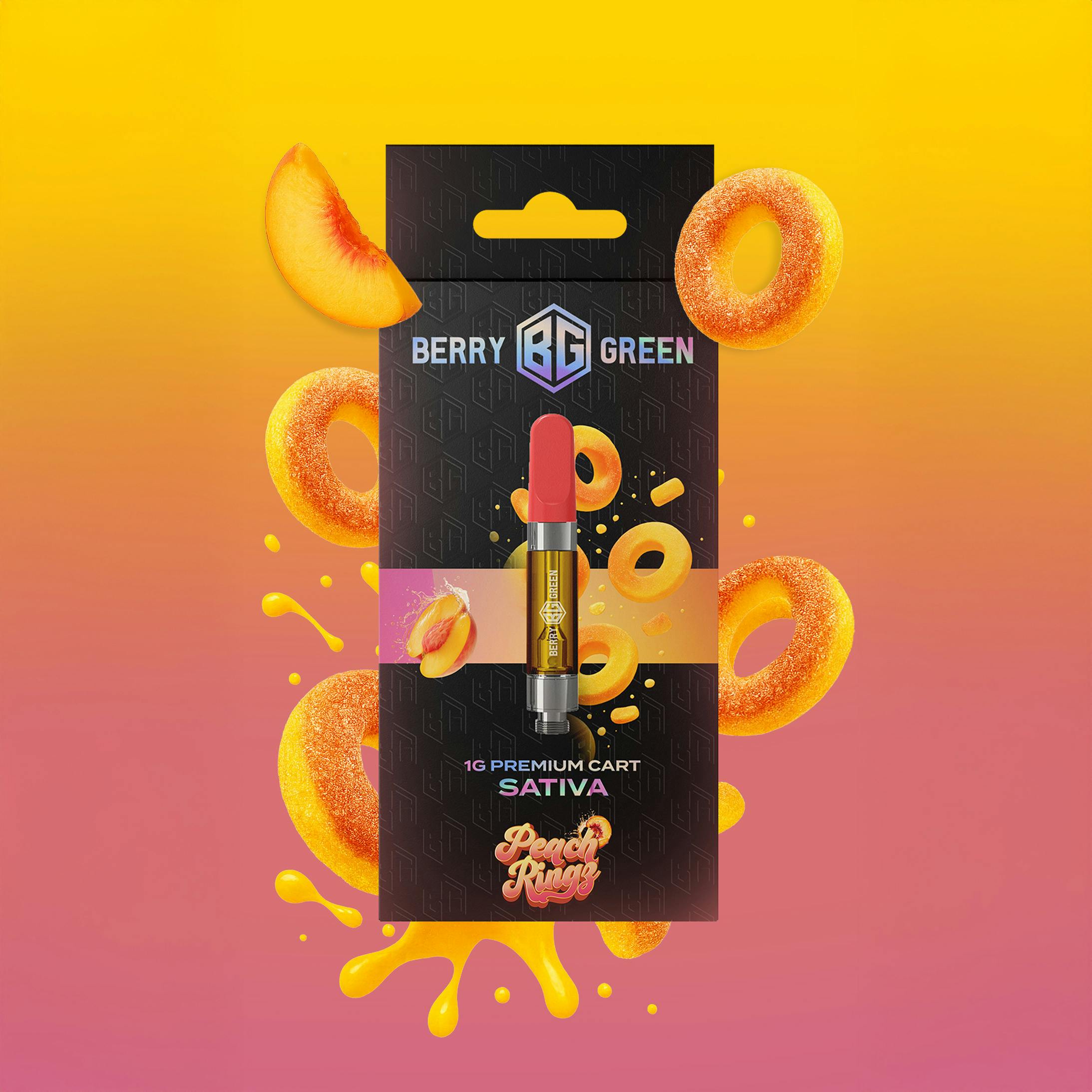Peach Rings | Cartridge | 1g at Smilez Dispensary Three Rivers