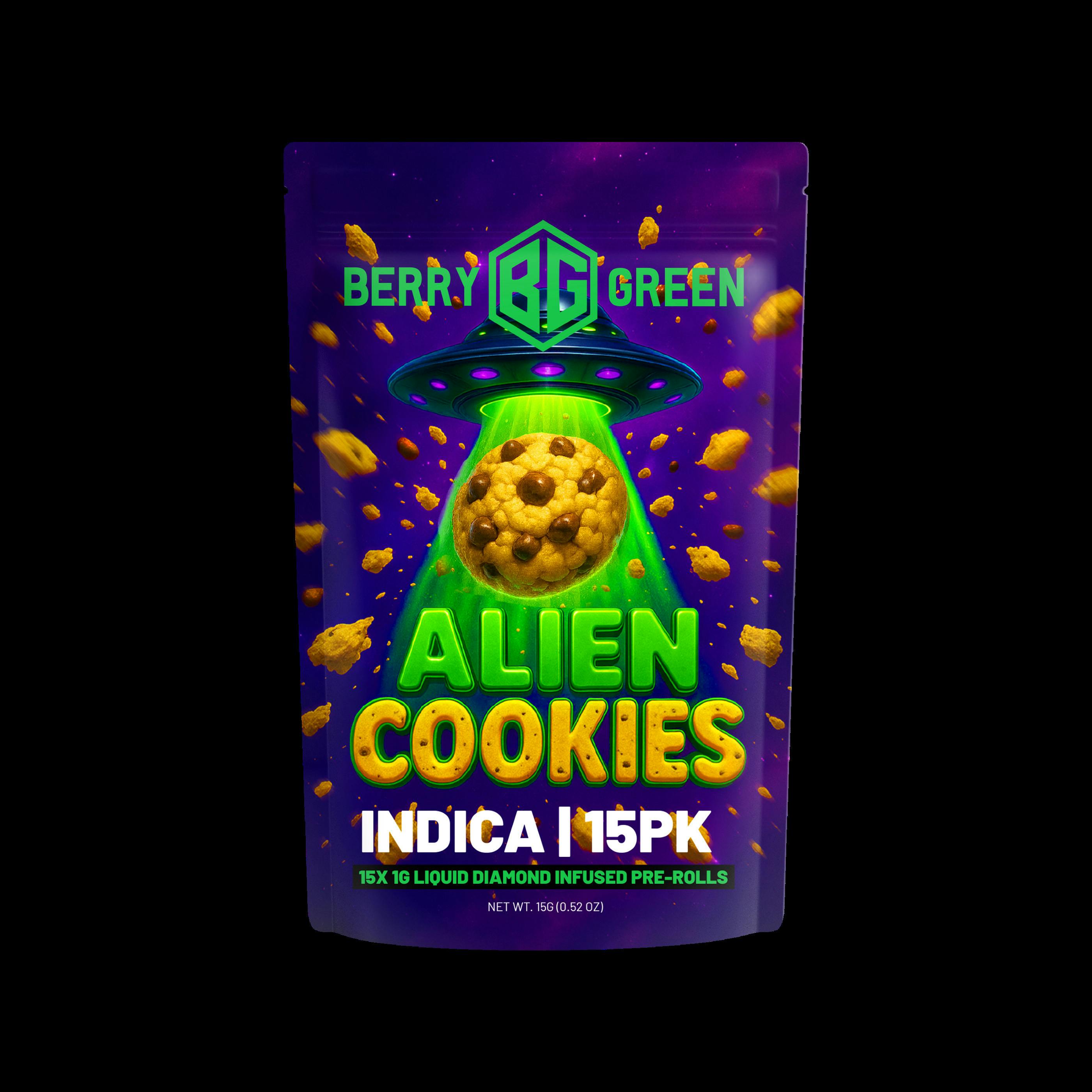 Alien Cookies | Infused Joints | 1g | 15pk