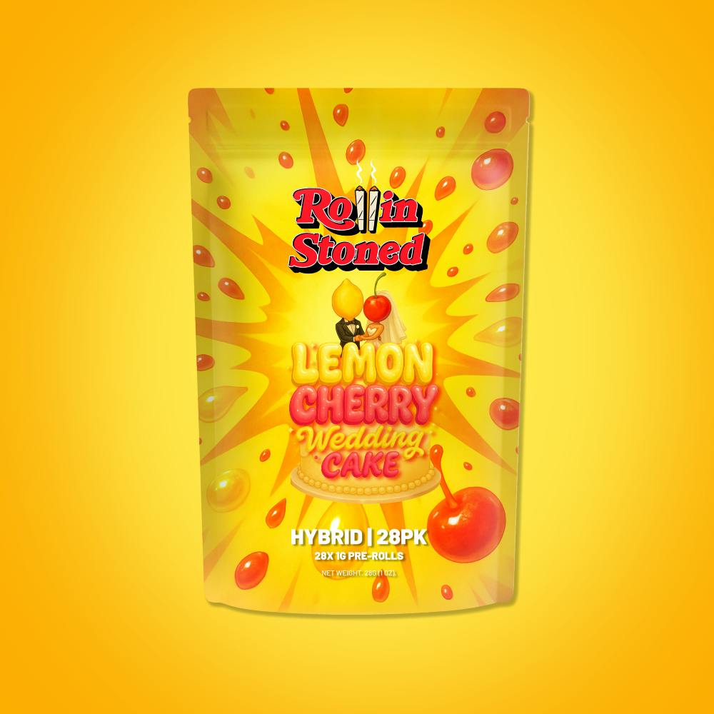 Lemon Cherry Wedding Cake | Joints | 1g each | 28pk