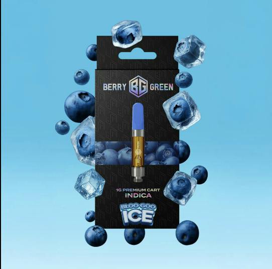 Bloo Goo Ice | Cartridge | 1g at PUFF Cannabis Company - Oscoda