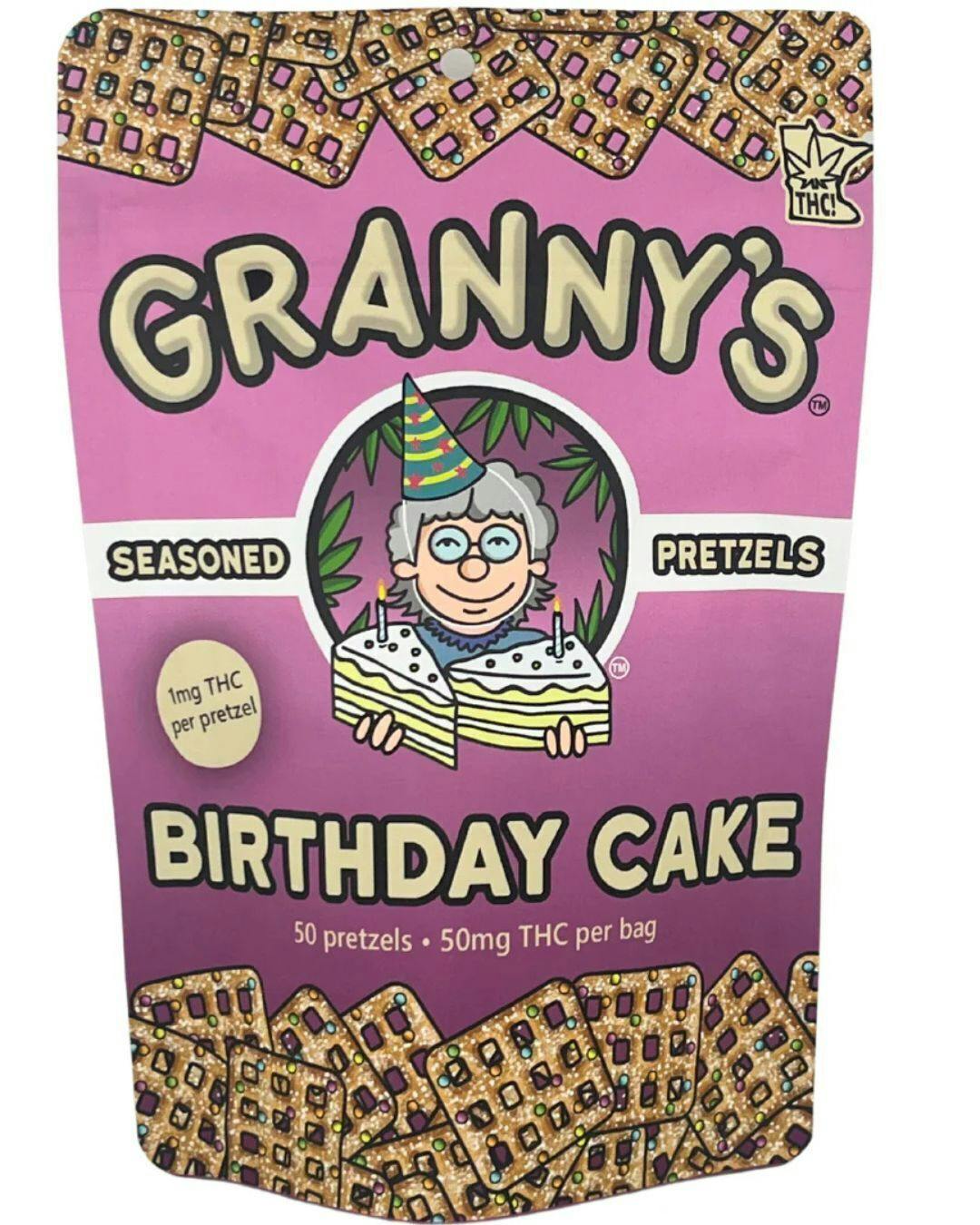 Birthday Cake Pretzels | Baked Goods | 50pk | 1mg/ea at Unwind Dispensary
