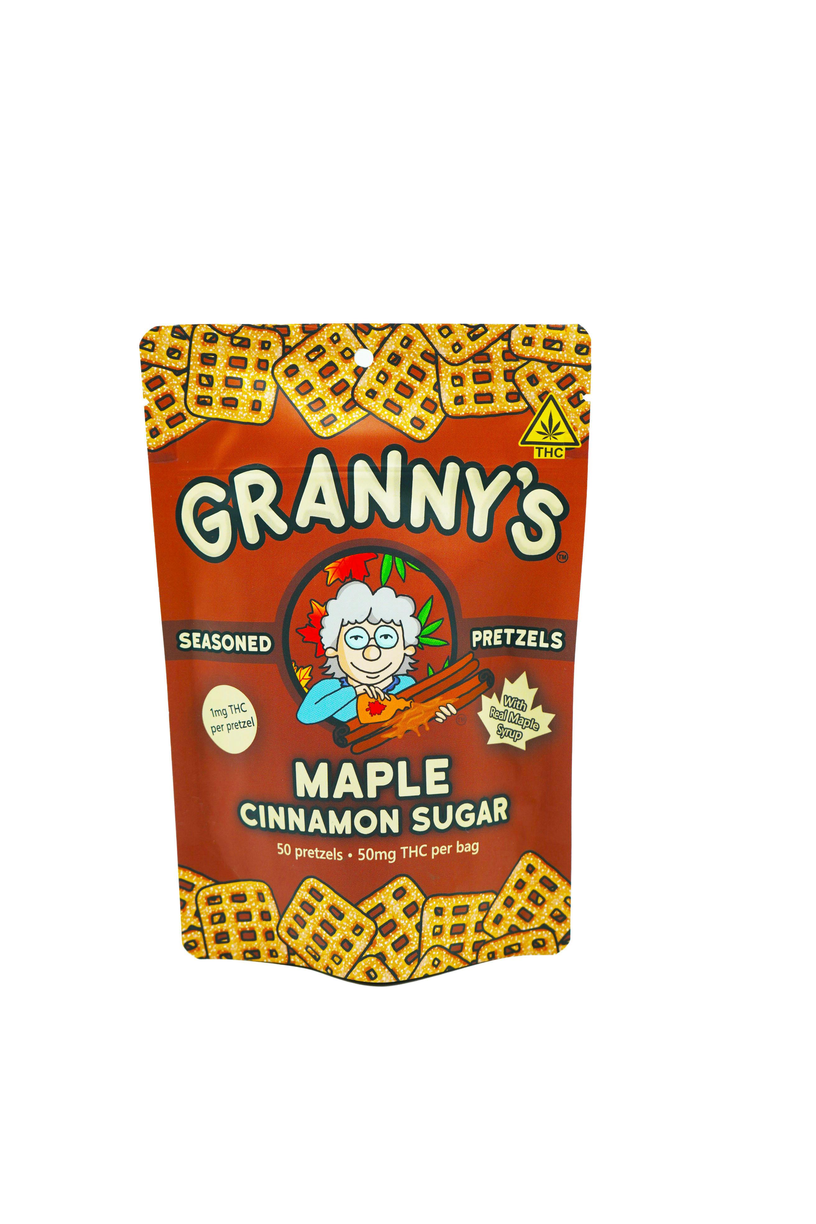 Maple Sugar Cinnamon Pretzels | Baked Goods | 50pk | 1mg/ea at Unwind Dispensary