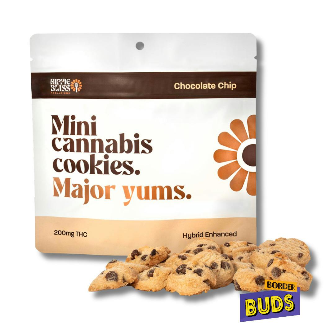 Mint Chocolate Chip | Hippie Bliss Provisions | 200mg | Cookies | Baked Goo