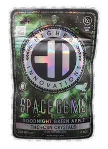 Green Apple Space Gems | Mints | 10pk | 20mg/ea