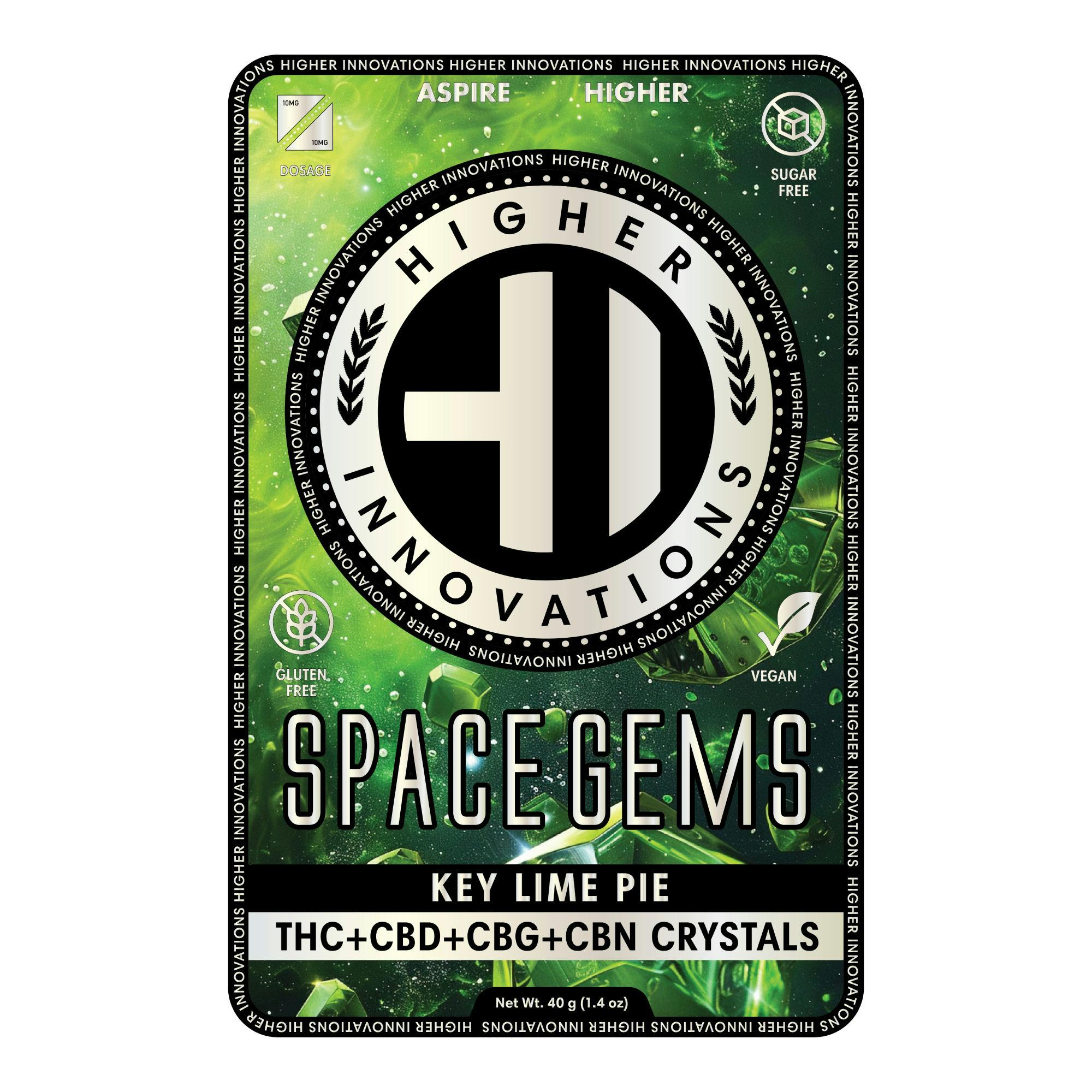 Key Lime Pie Space Gems | Mints | 10pk | 20mg/ea