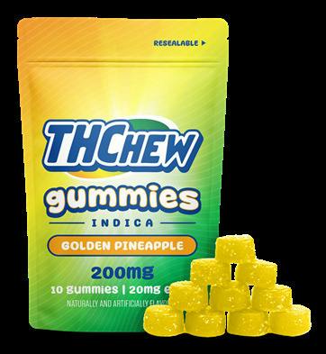 Golden Pineapple Gummies | Gummies | 10pk | 20mg/ea