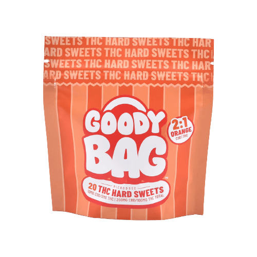 Orange Hard Sweets | Mints | 20pk | 5mg/ea