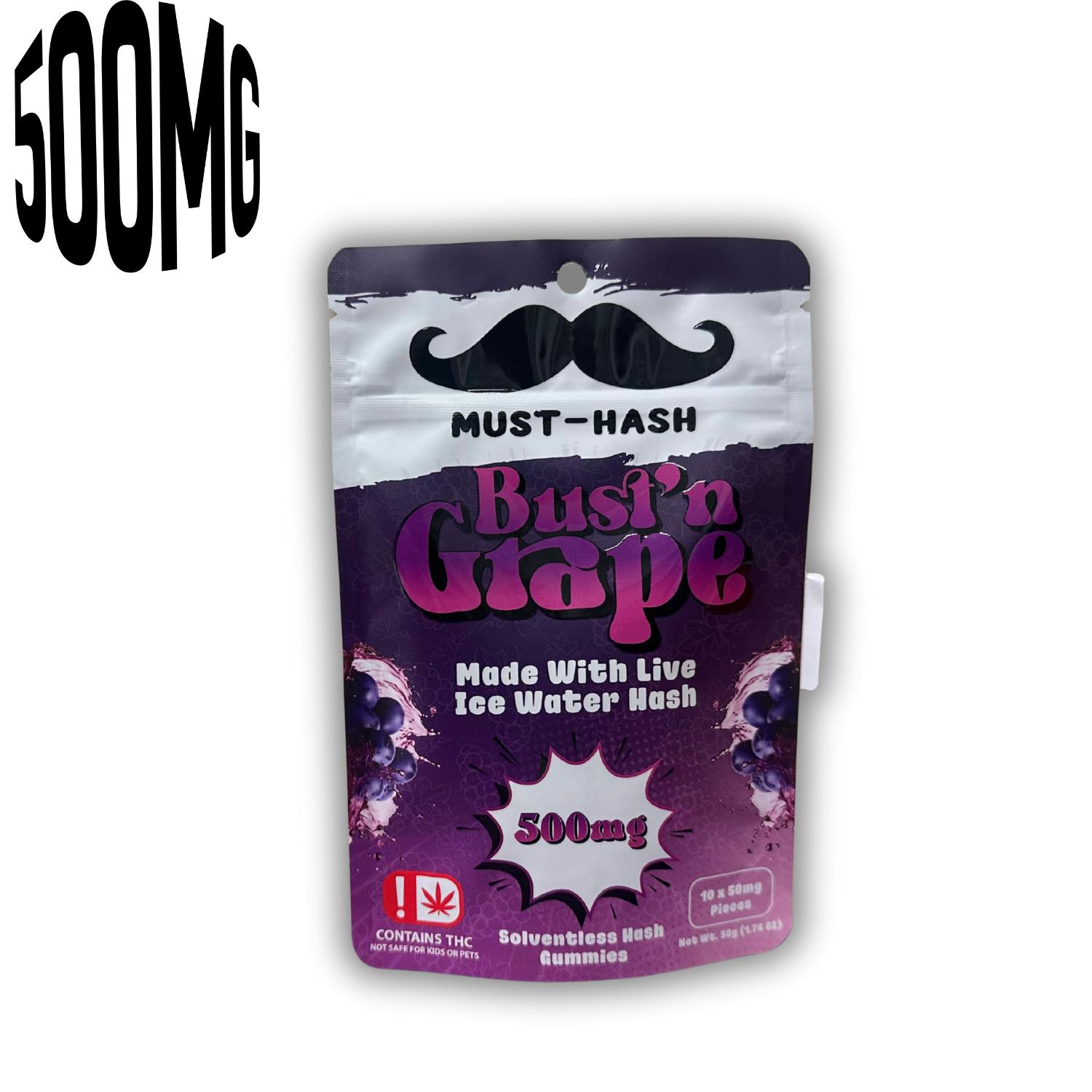 Bust'N Grape | Gummies | 10pk | 50mg/ea
