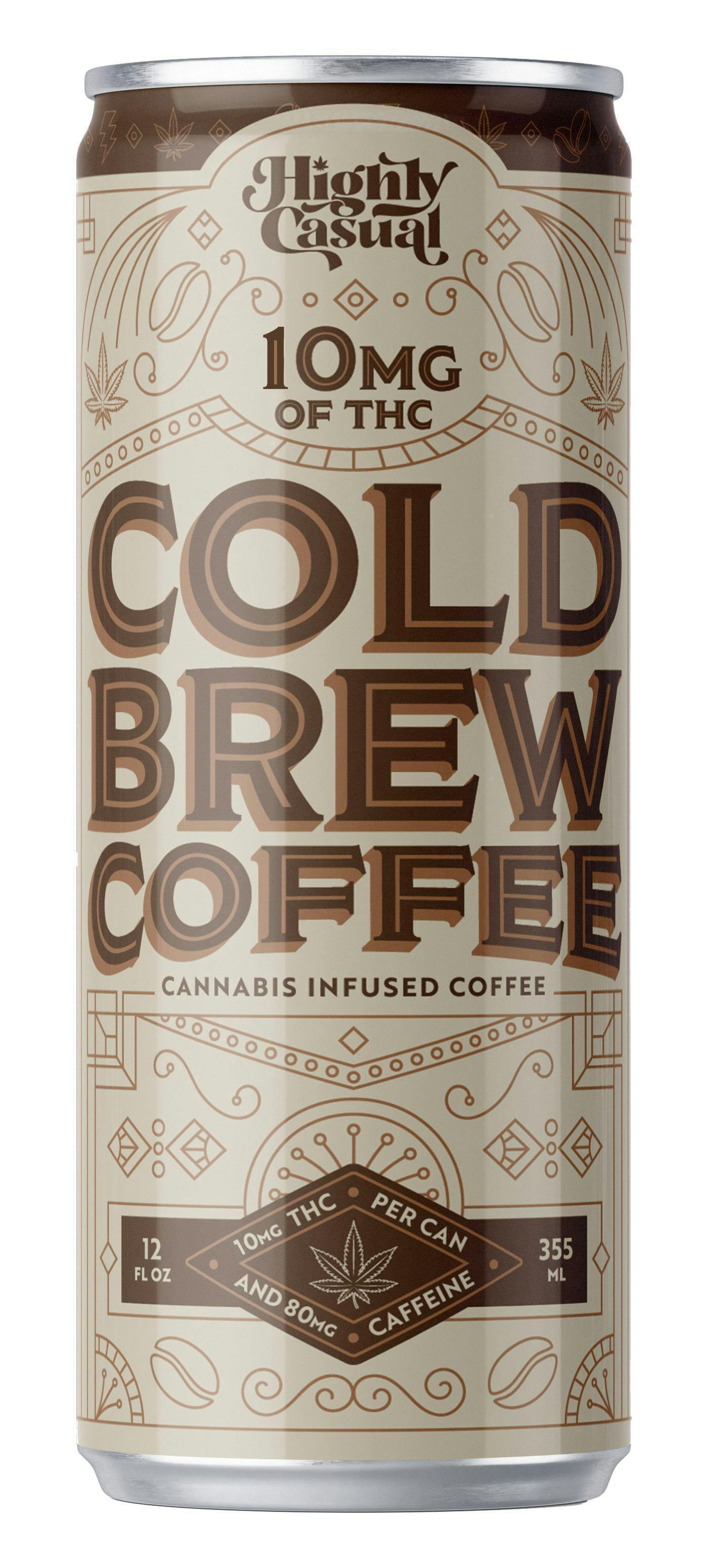 Cold Brew Coffee | Non-carbonated | 10mg | 12fl oz