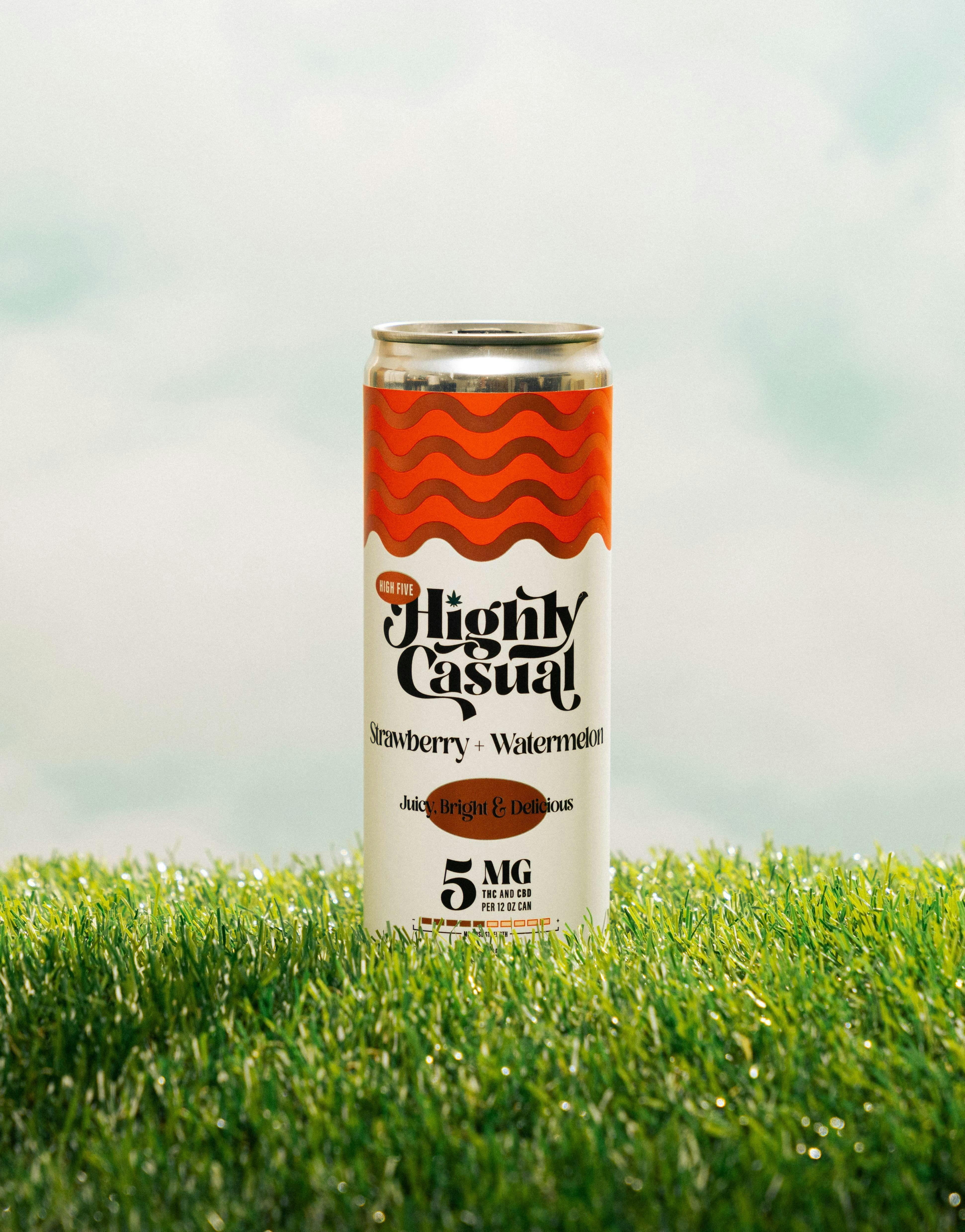 Strawberry Watermelon | Carbonated | 5mg | 12fl oz at Midnight Green