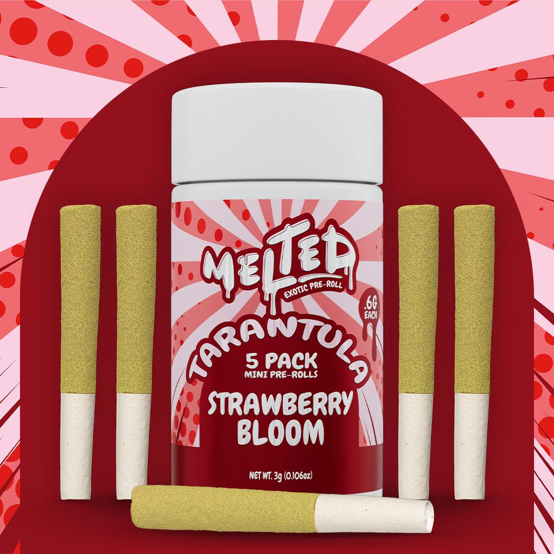 Strawberry Bloom | Infused Joints | 0.6g each | 5pk by Melted
