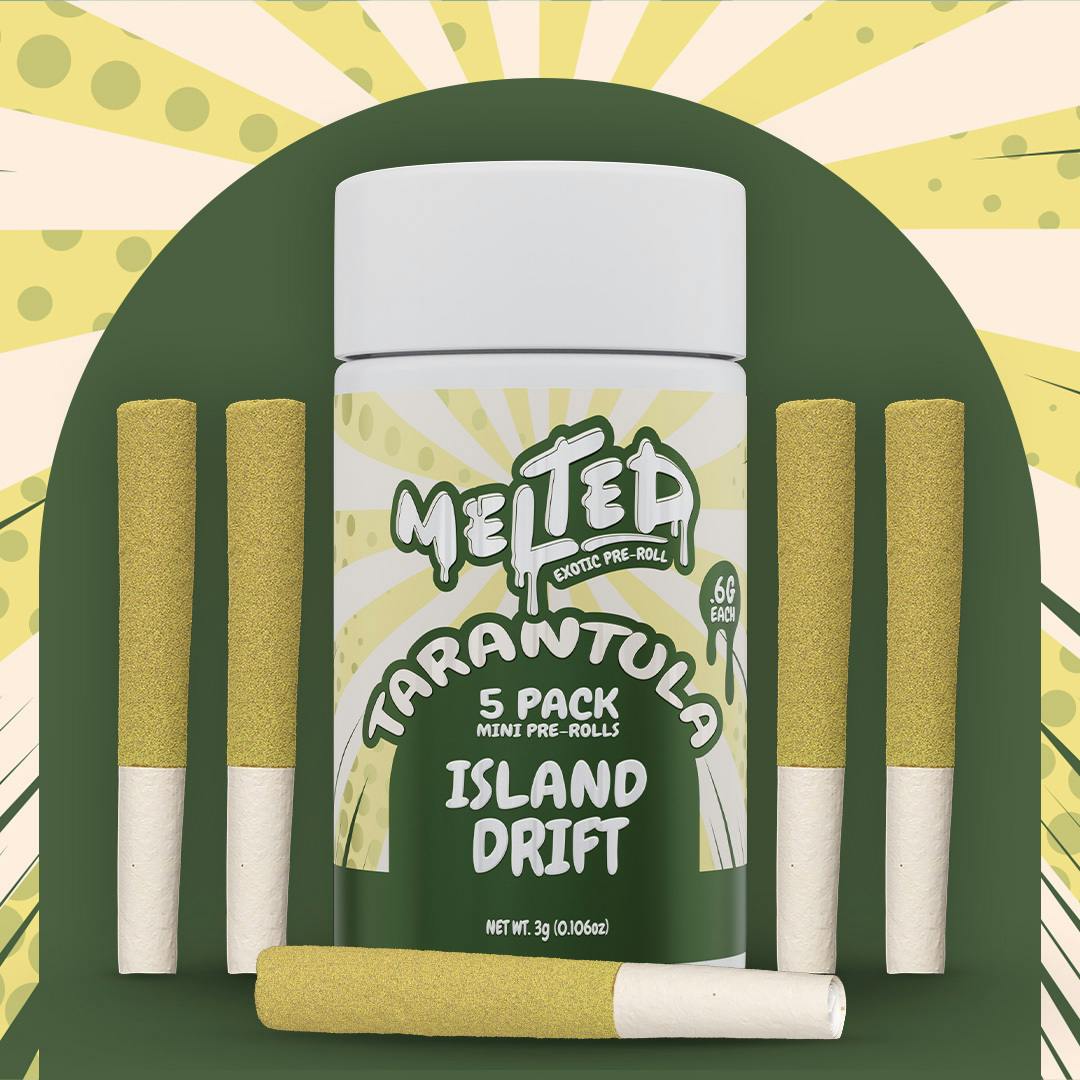 Island Drift | Infused Joints | 0.6g ea | 5pk by Melted