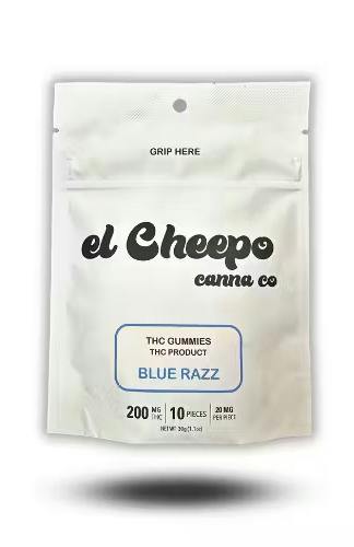 Blue Razz Gummies | Gummies | 10pk | 20mg/ea