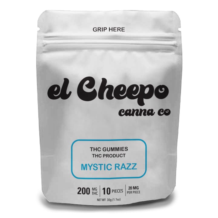 Mystic Razz Gummies | Gummies | 10pk | 20mg/ea